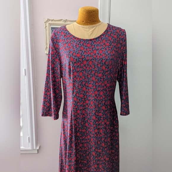 Women's Plus Size NWT Floral Dress size 1X Maxi Length - Picture 1 of 9
